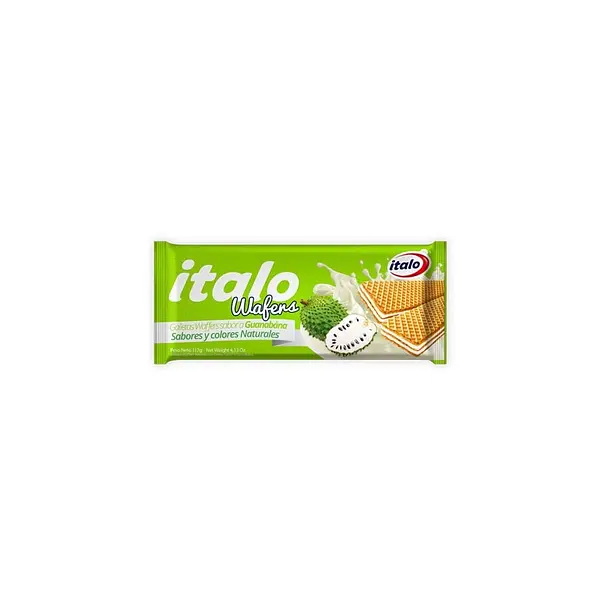 GALLETA GUANABANA WAFER ITALO*117G
