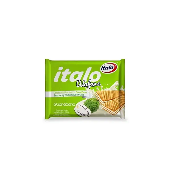 GALLETA LIMON WAFER ITALO*80GR