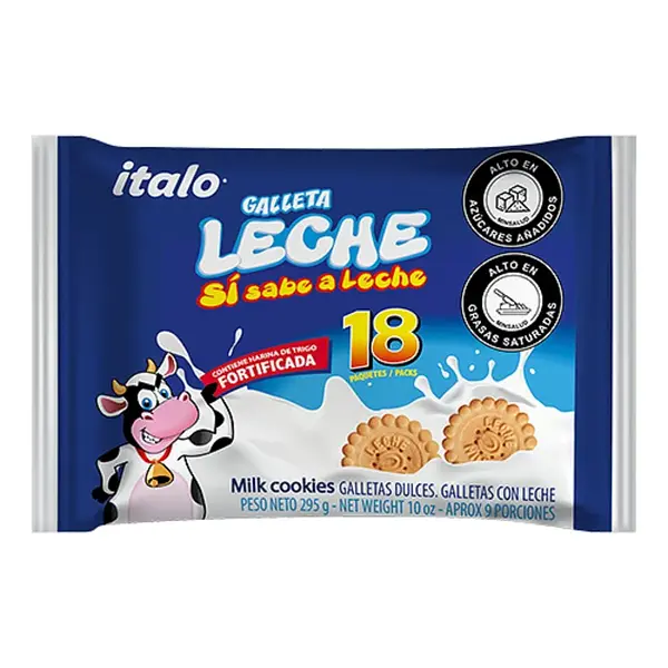 GALLETA DE LECHE ITALO*18U