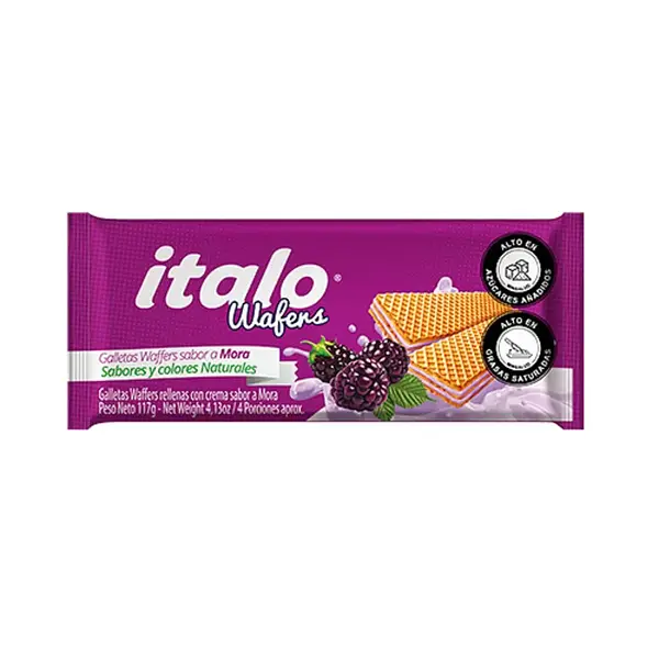 GALLETA MORA WAFER ITALO* 117GR