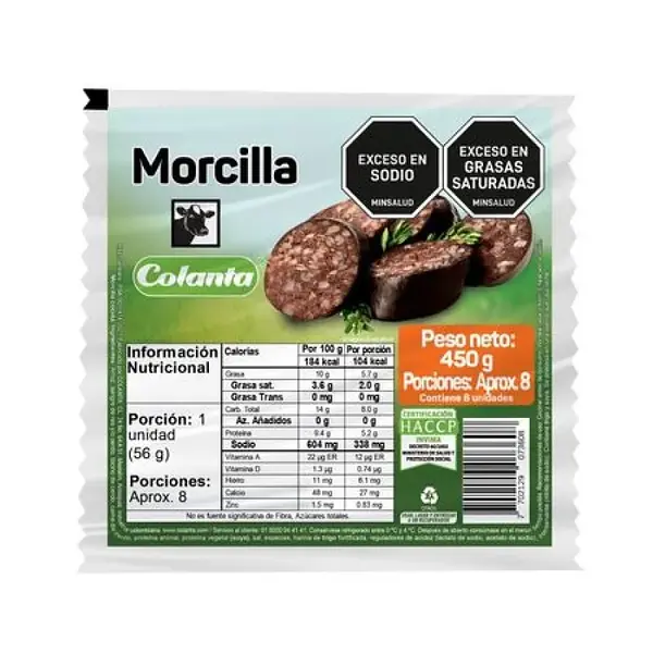 MORCILLA COLANTA *450 GR