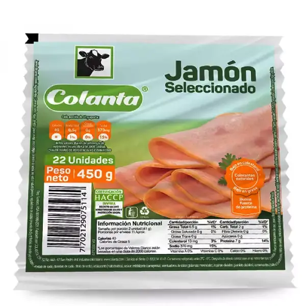 JAMON CERDO COLANTA*450
