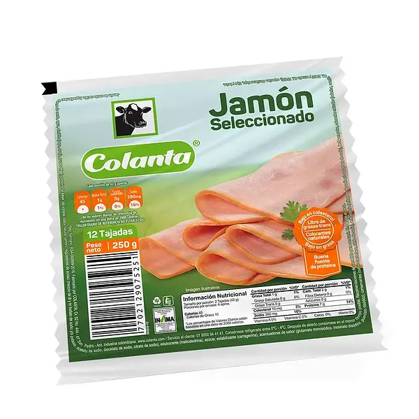 JAMON CERDO COLANTA*250G