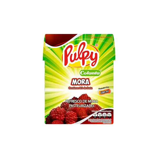 JUGO MORA PULPY COLANTA*200ML