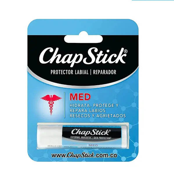 PROTECTOR LABIAL CHAPSTICK MEDICADO*4G