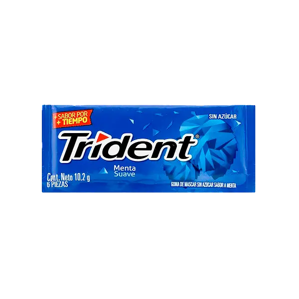 CHICLE MENTA TRIDENT *6U