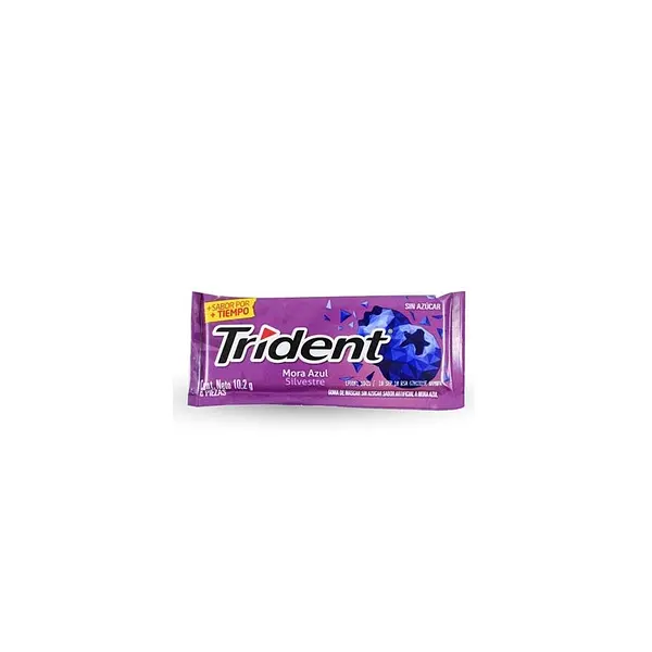 CHICLE MORA AZUL TRIDENT *6U