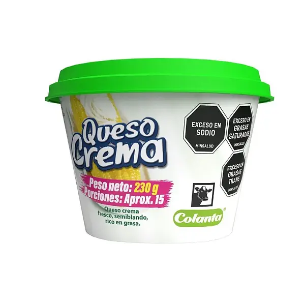 QUESO CREMA COLANTA *230GR