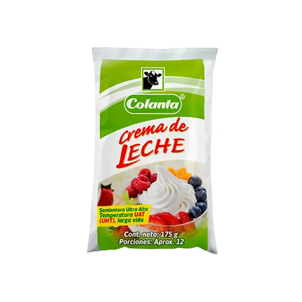 CREMA LECHE COLANTA * 175G
