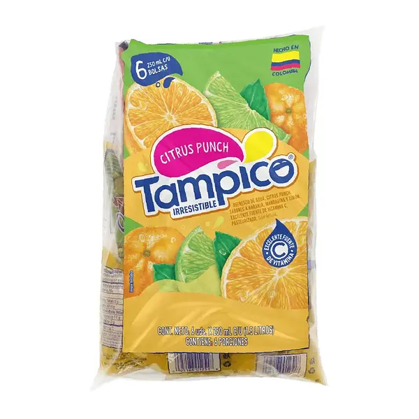JUGO NARANJA TAMPICO*250ML*6U