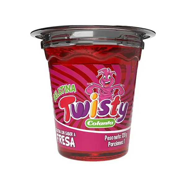 GELATINA CEREZA TWISTY COLANTA*120G