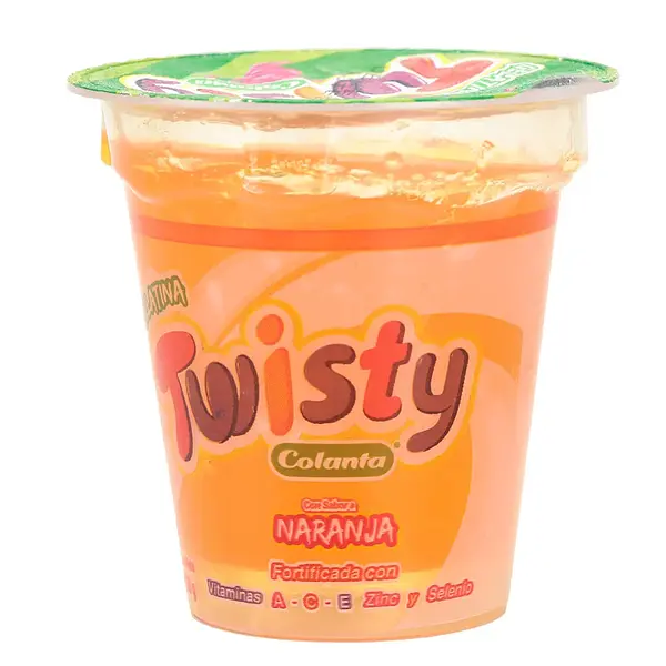 GELATINA NARANJA TWISTY COLANTA*120G