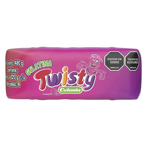 GELATINA MORA TWISTY COLANTA*140G