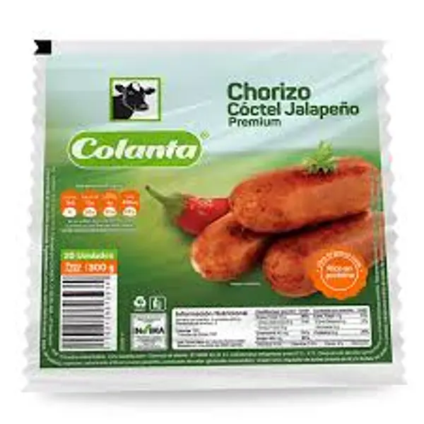 CHORIZO JALAPEÑO COLANTA *300G