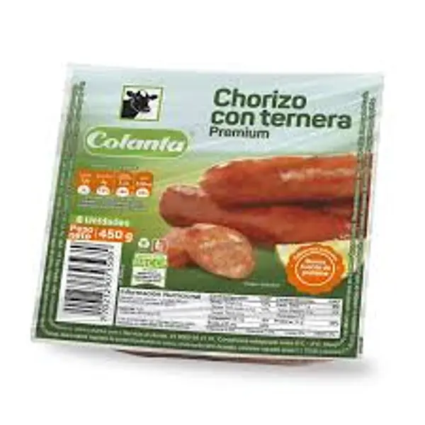 CHORIZO CON TERNERA COLANTA * 450G