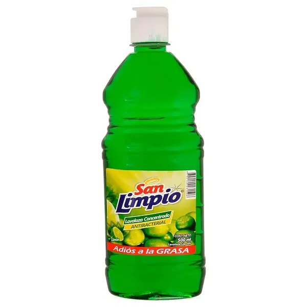 JABON LIQUIDO LOZA LIMON SAN LIMPIO*500M