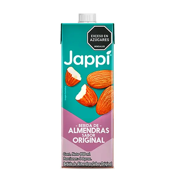 LECHE LIQUIDA ALMENDRA JAPPI*900ML