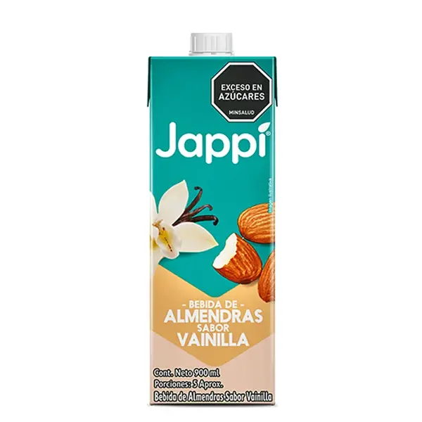 LECHE LIQUIDA ALMENDRA VAINI JAPPI*900ML