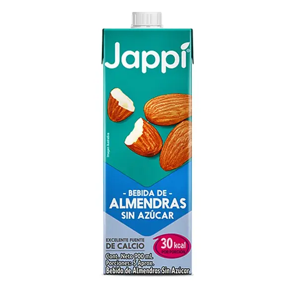 LECHE LIQUIDA ALMENDRA 0% JAPPI*90