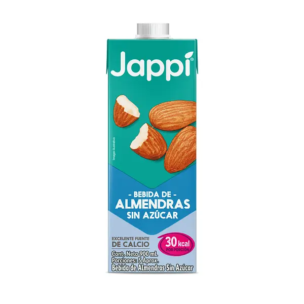 BEBIDA DE COCO SIN AZUCAR JAPPI * 900ML