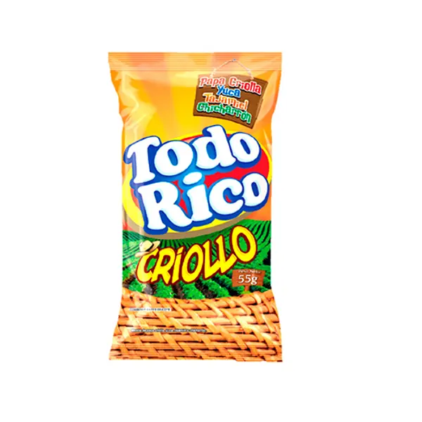 SNACK TODO RICO CRIOLLO*55G