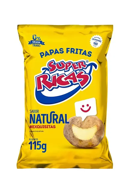 SNACK PAPA NATURAL SUPER RICAS *115GR