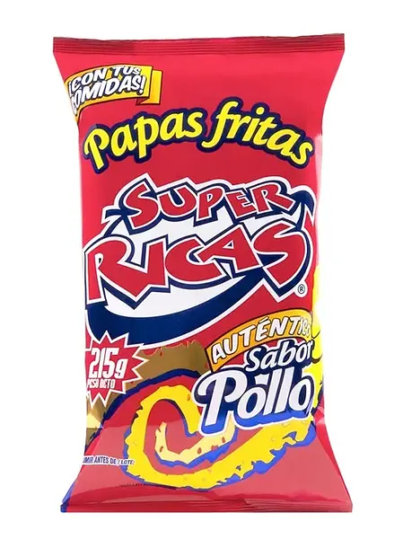 SNACK PAPA POLLO SUPER RICAS *215GR