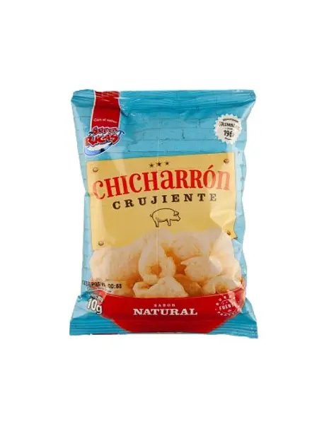 SNACK CHICHARRON NATURAL SUPER RICAS*10G