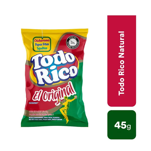 SNACK TODO RICO ORIGINAL *45G