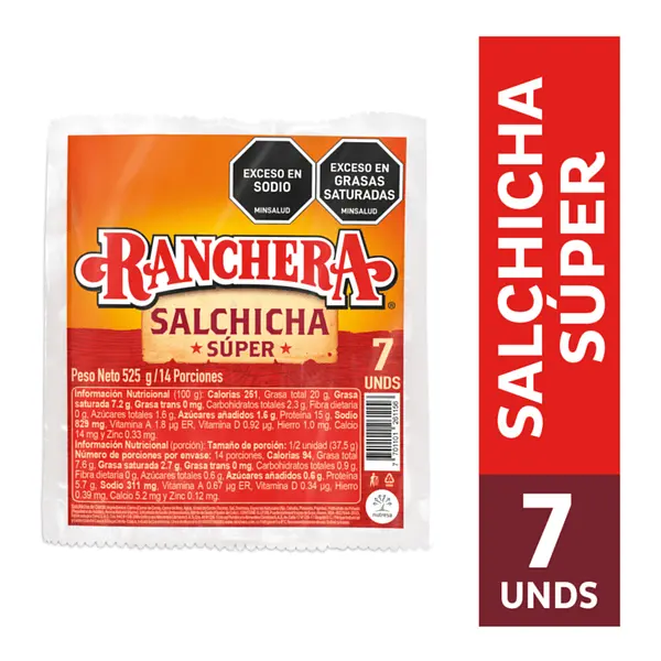 SALCHICHA SUPER RANCHERA*7U