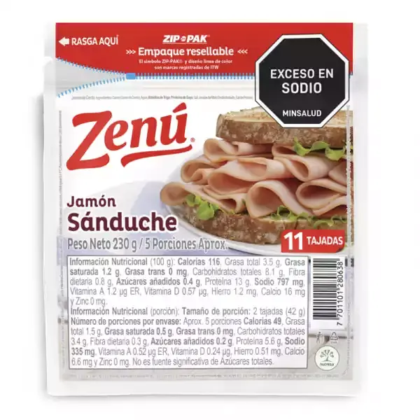 JAMON CERDO ZENU*230G