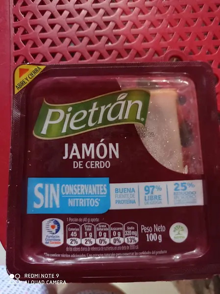 JAMON CERDO PREMIUM PIETRAN*100G