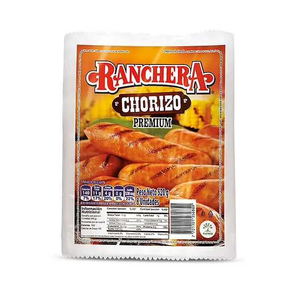 CHORIZO PREMIUM RANCHERA *8UN