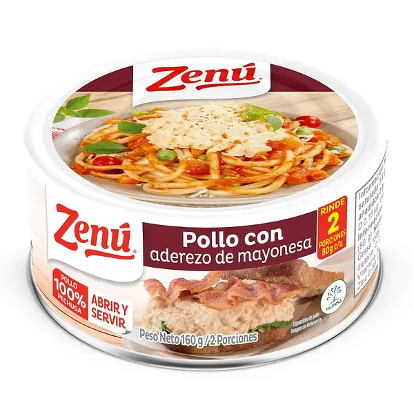 POLLO ADEREZO MAYONEZA ZENU*160GR
