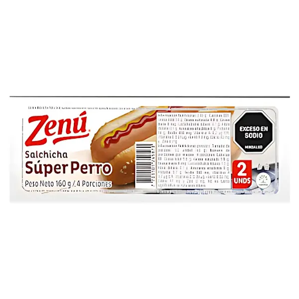 SALCHICHA PERRO ZENU * 160GR