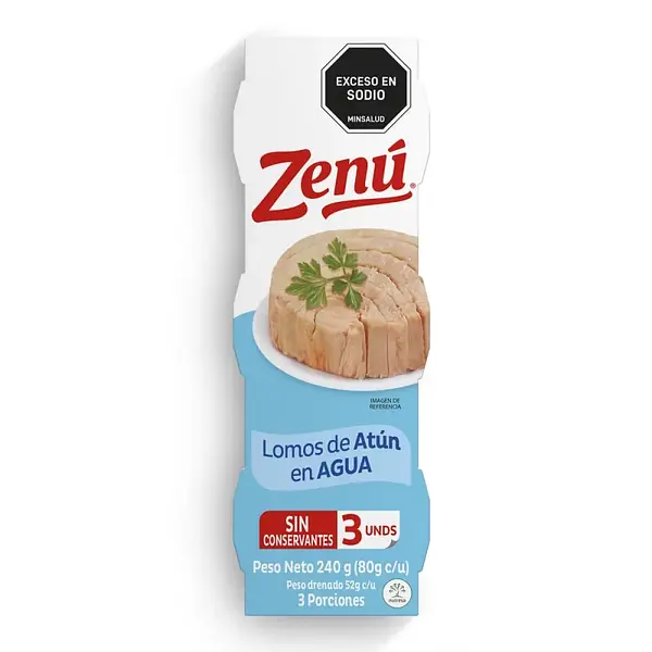 ATUN LOMITO AGUA ZENU*3U* 80G