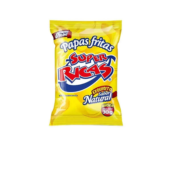 SNACK PAPA NATURAL SUPER RICAS*30GR