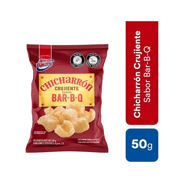SNACK CHICHARRON CRUJIENTE BBQ*50GR