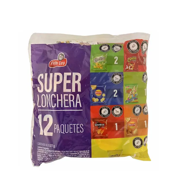 SNACK LONCHERA SURTIDO *12 UND