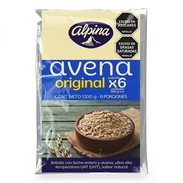 AVENA LIQUIDA AUTENTICA ALPINA *200ML*6U