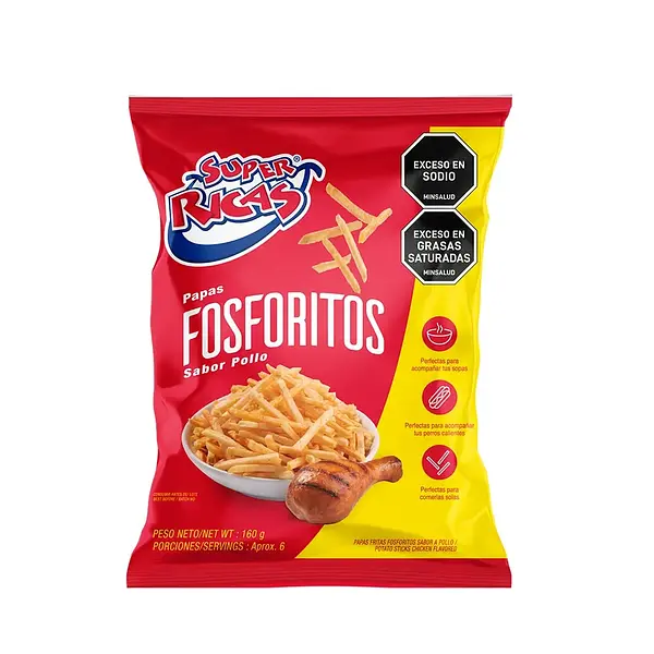 SNACK FOFORITO POLLO SUPER RICAS*160G