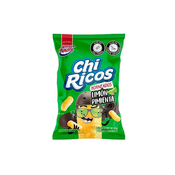 SNACK CHIRRICOS LIMON SUPER RICAS *45 GR