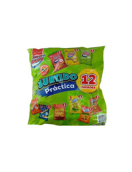 SNACK LONCHERA SUPER RICAS*12UNGR