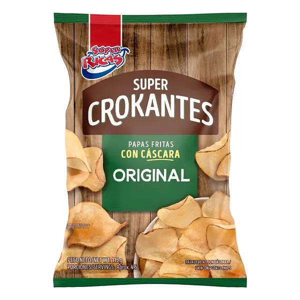 SNACK PAPA CROKANTE ORIGINAL SUPER*115G
