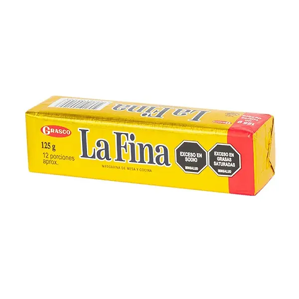 MARGARINA BARRA LA FINA *125GR