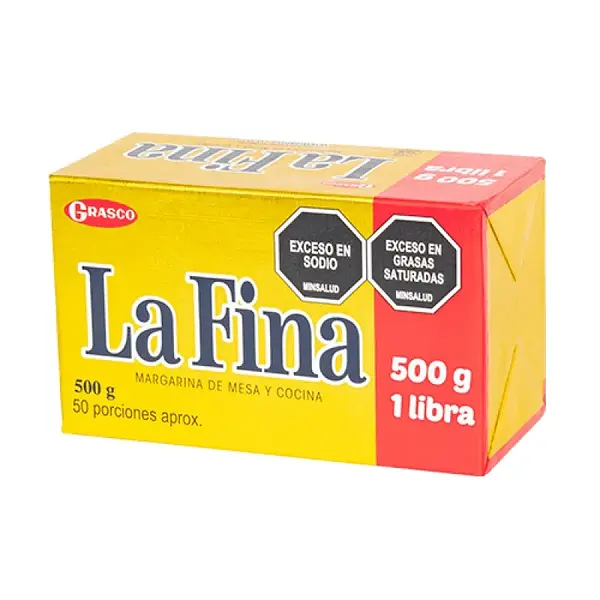 MARGARINA BARRA LA FINA *500GR
