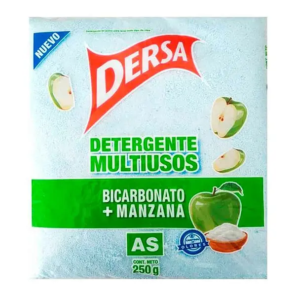 DETERGENTE POLVO MANZANA VERDE DERSA*250G