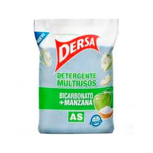 DETERGENTE POLVO BICARBONATO/MANZANA DERSA*3K
