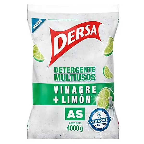 DETERGENTE POLVO LIMON DERSA*4KG