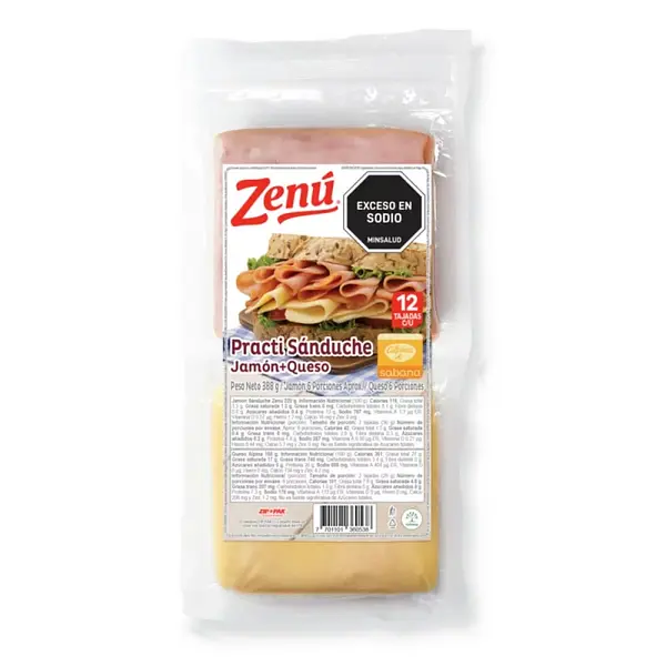 PRACTI SANDUCHE ZENU *388 GR